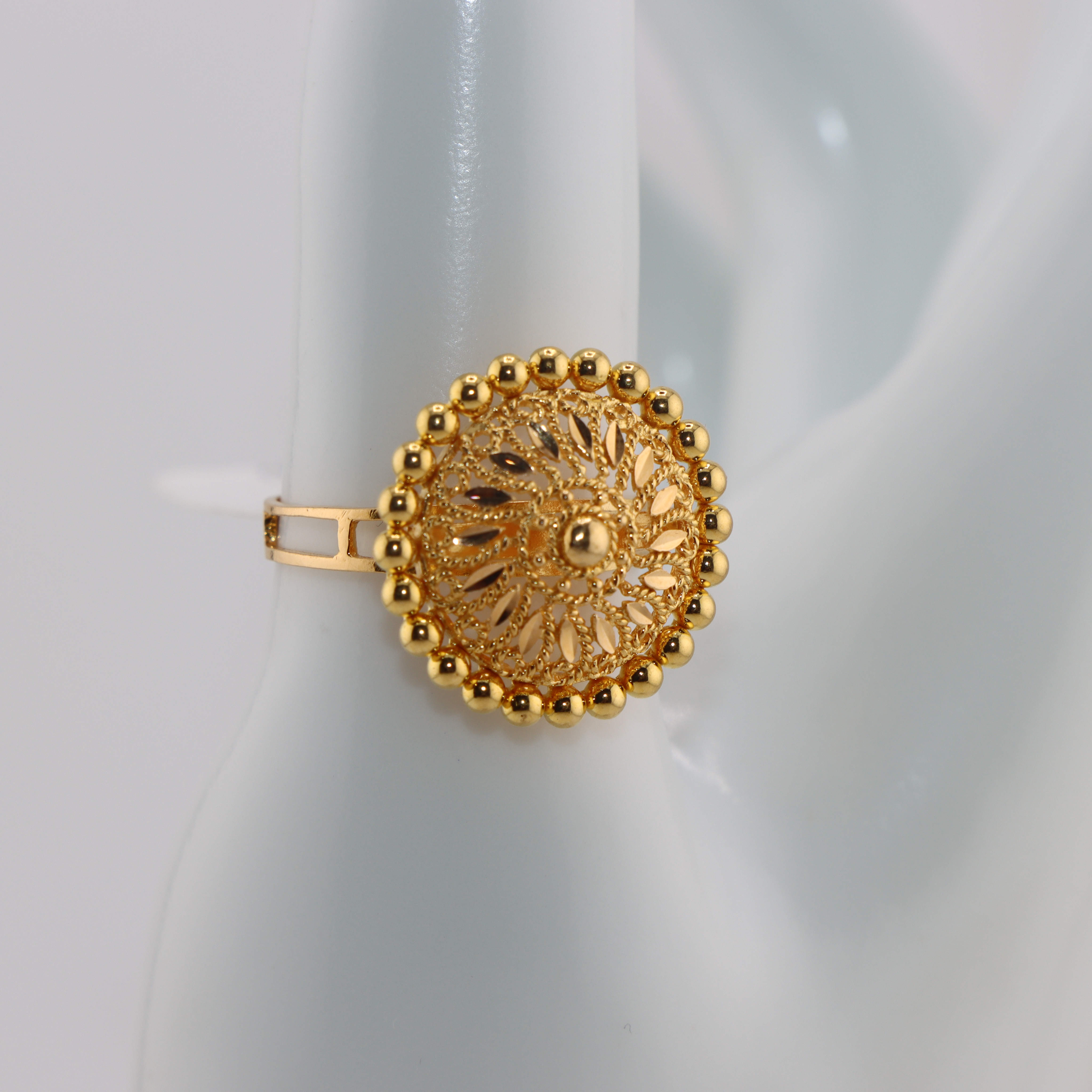 خاتم ذهب عيار 21