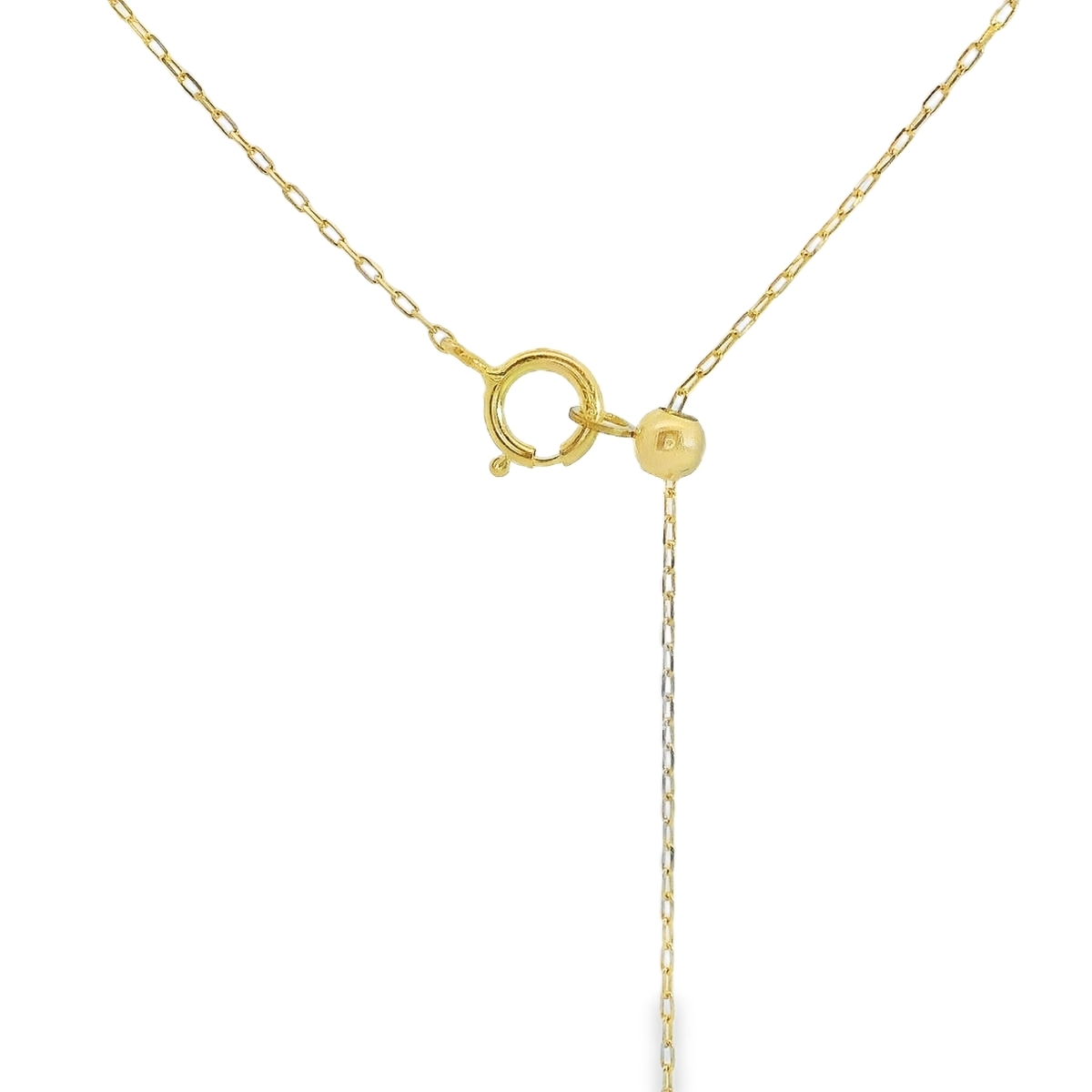 عقد ذهب بحجر لامع