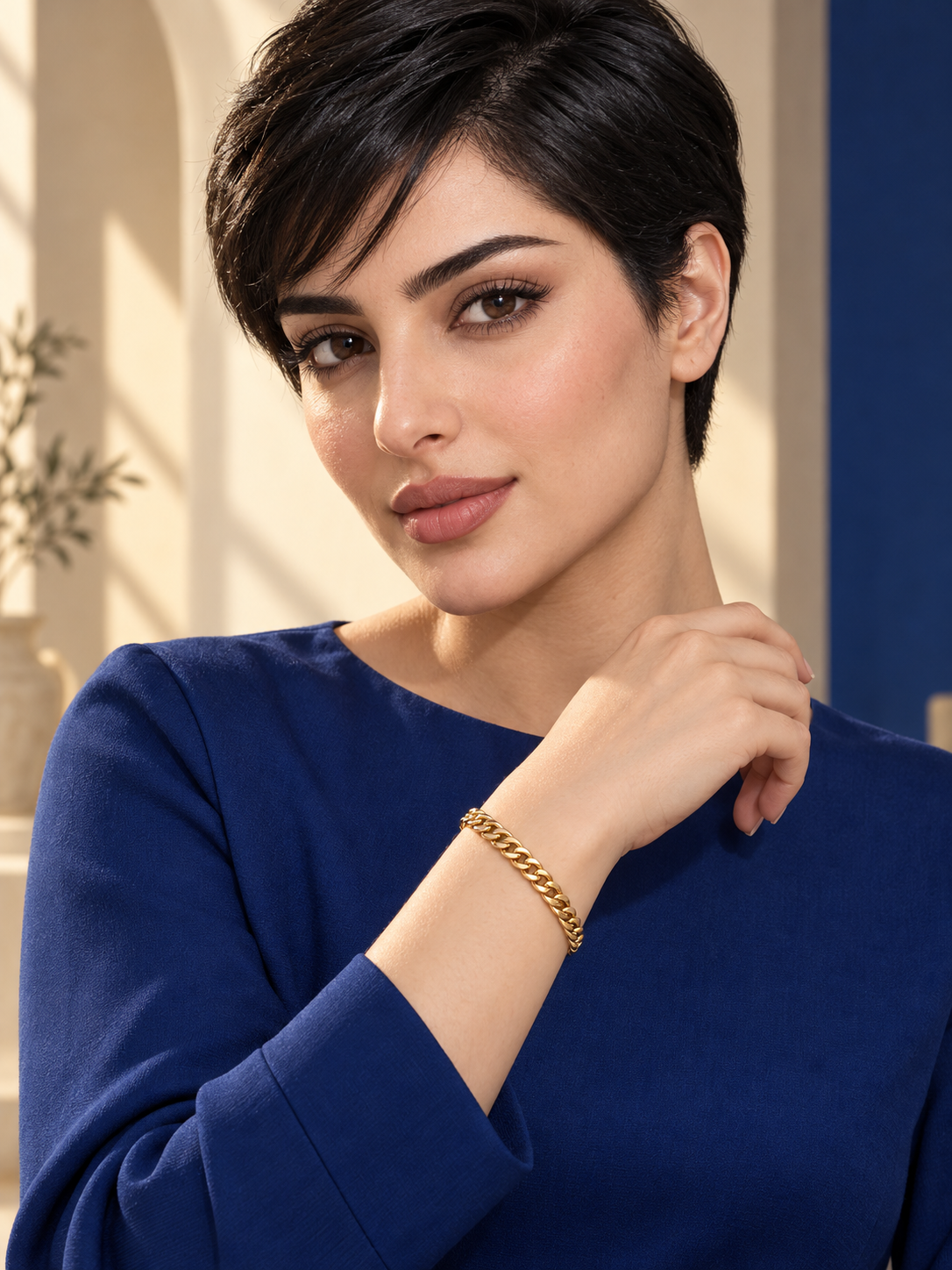 18-karat gold bracelet weighing 1.34 grams