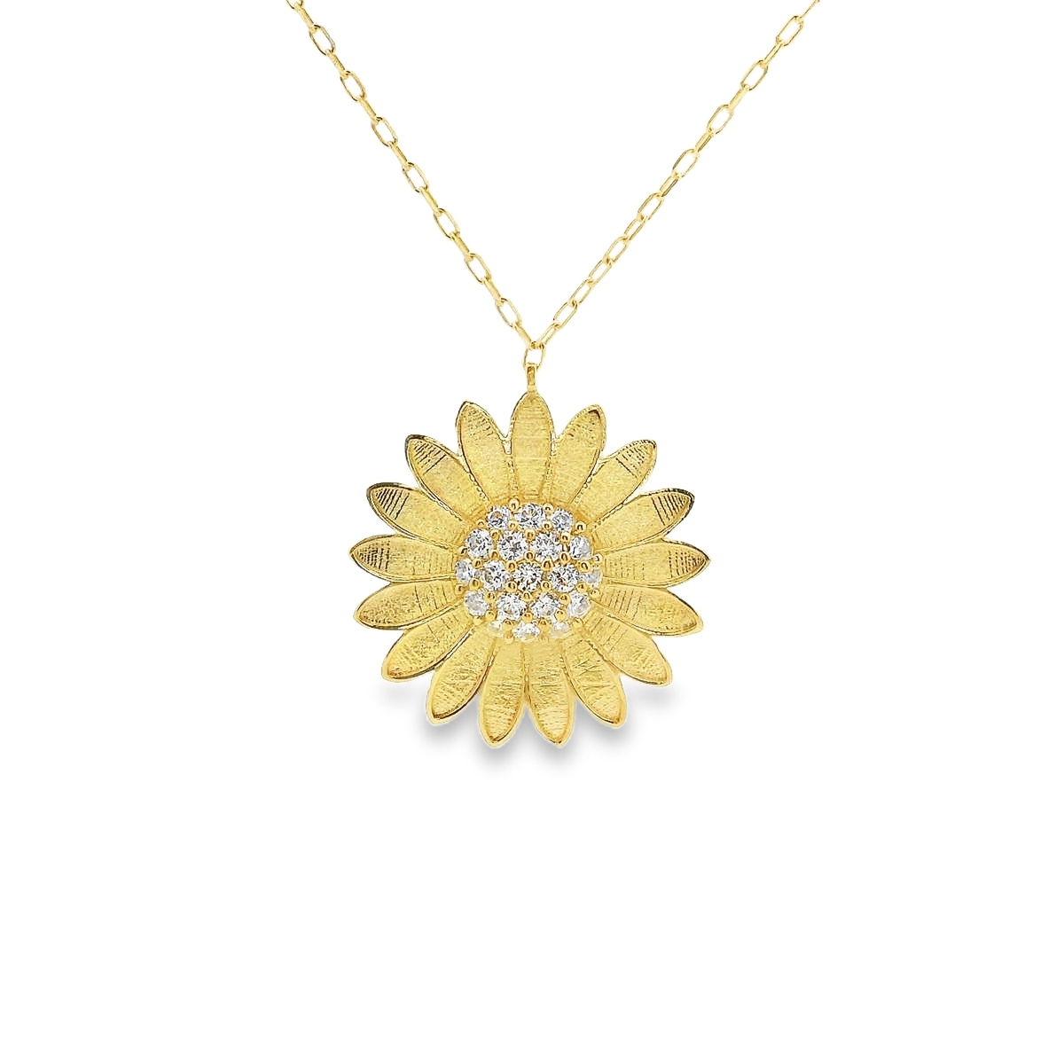 عقد زهرة الشمس الذهبي