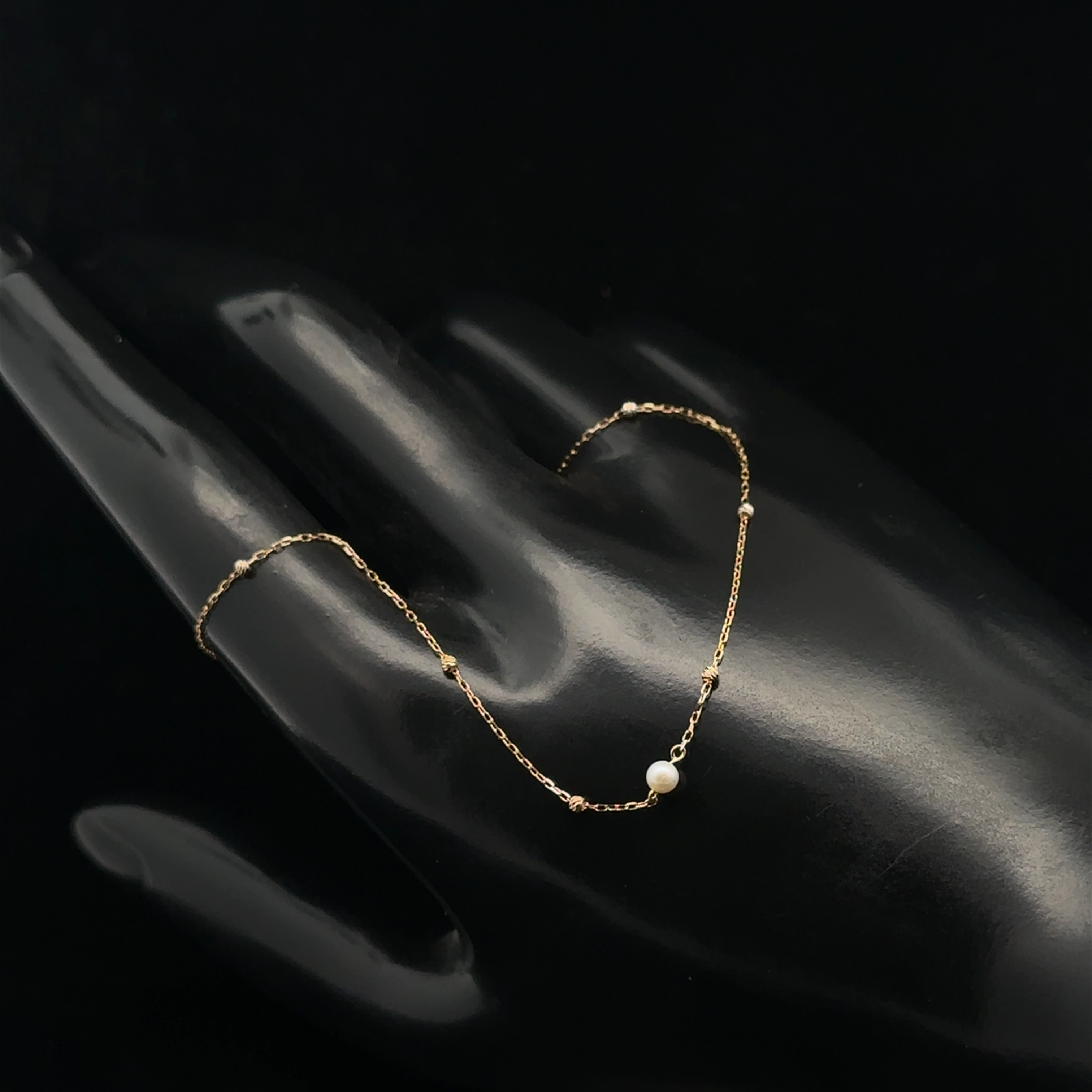 خاتم اوتار لؤلؤ ذهب