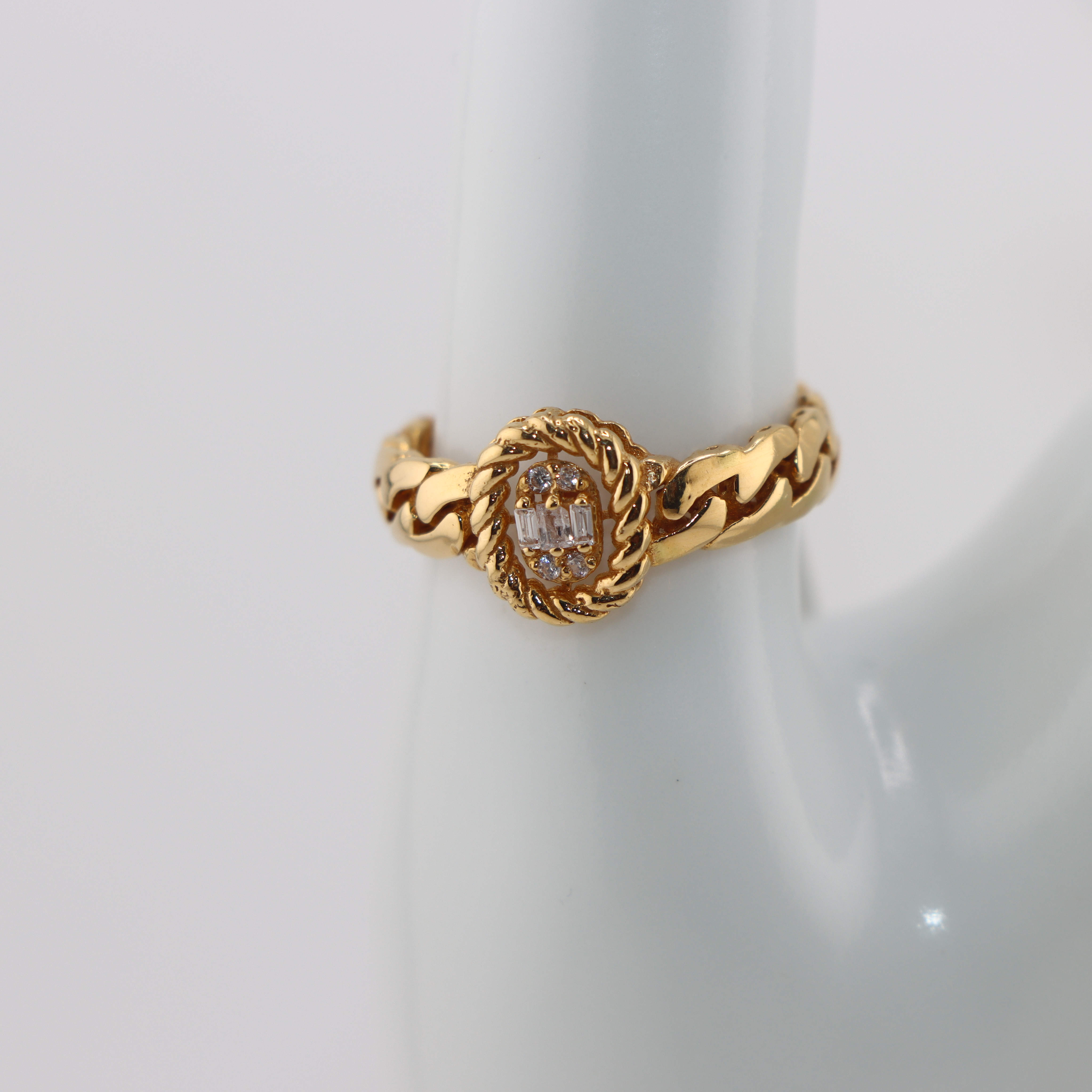 خاتم ذهب عيار 21