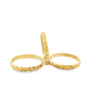 خواتم مرامي الذهبية نقش ماسي فاخر