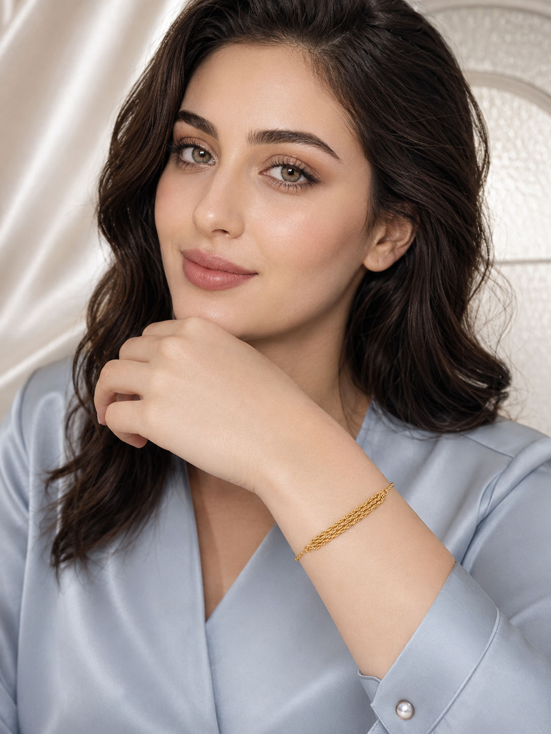 18-karat gold bracelet, weight 0.67 g