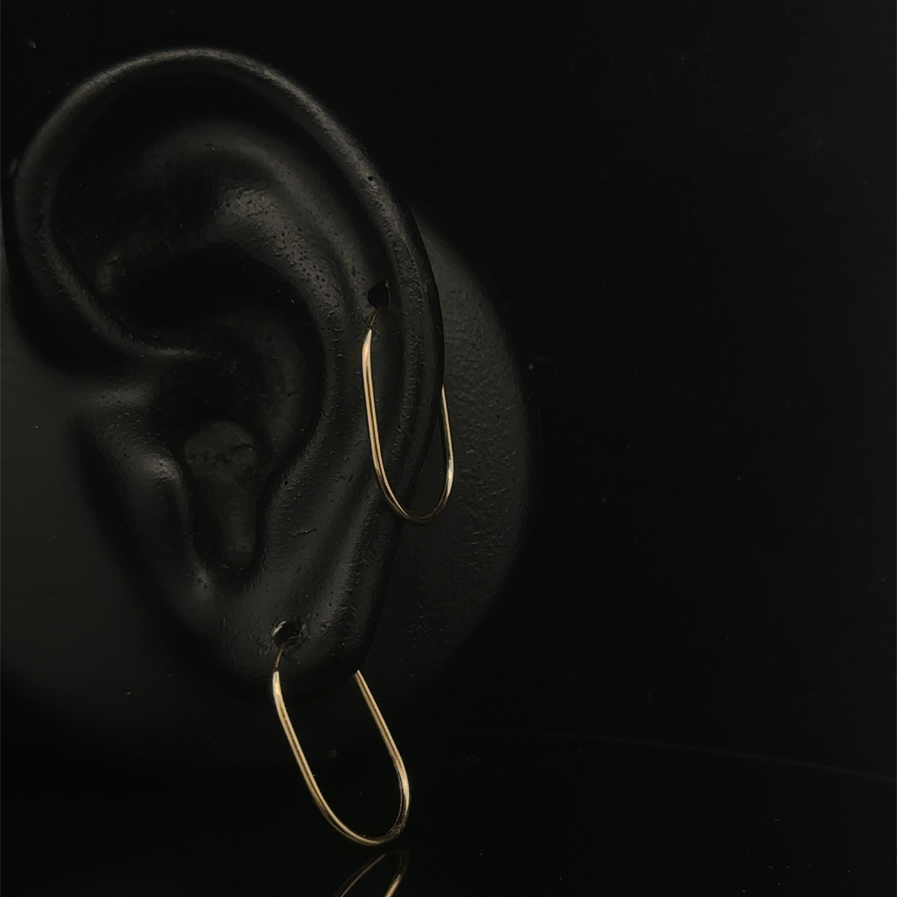 حلق ذهب ناعم