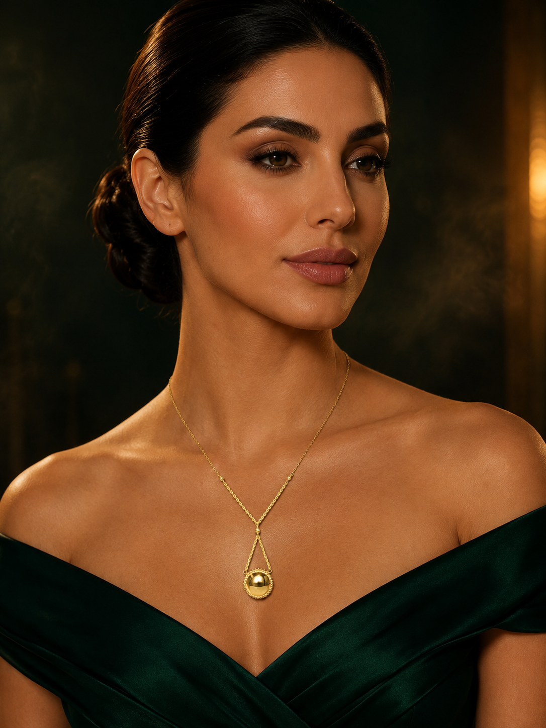 21-karat gold necklace