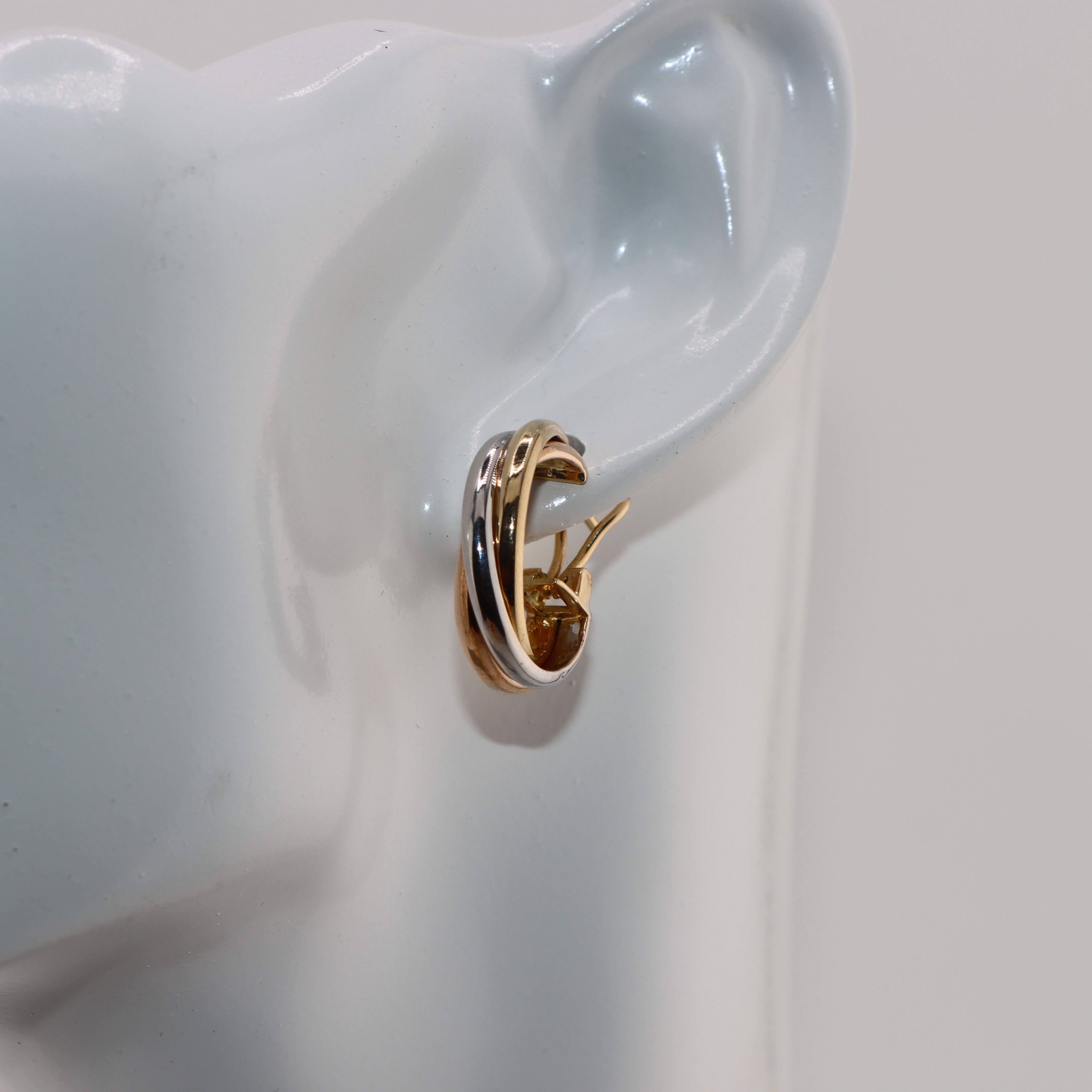 حلق ذهب عيار 18