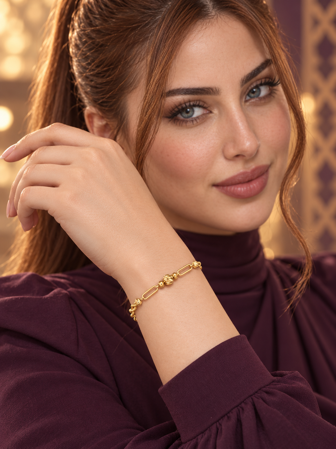 18k gold bracelet, Pepper Clip & Dorica, 1.08g