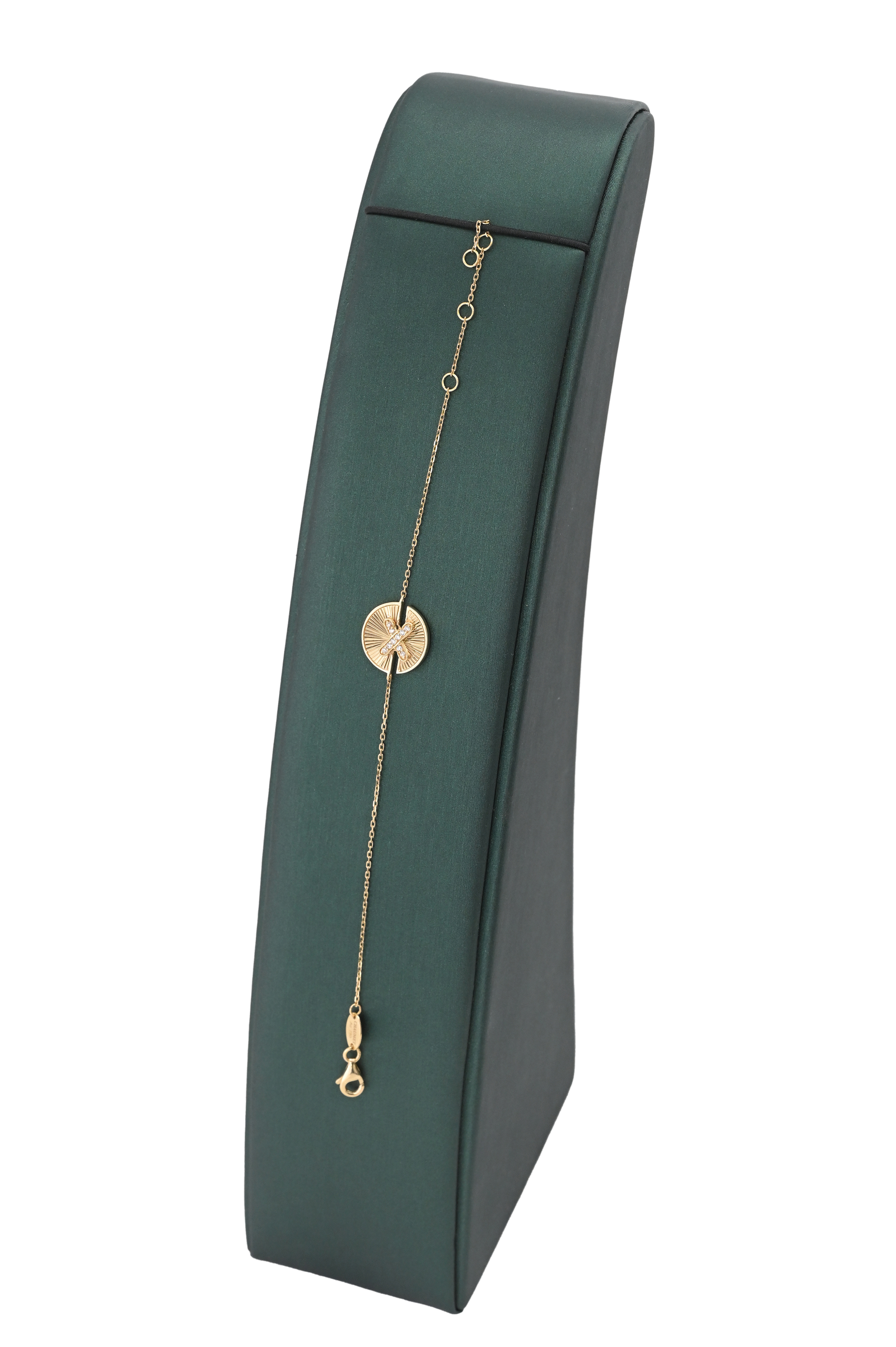 Insiyaal "Tawazun" – 18 karat gold – engraved geometric inlay
