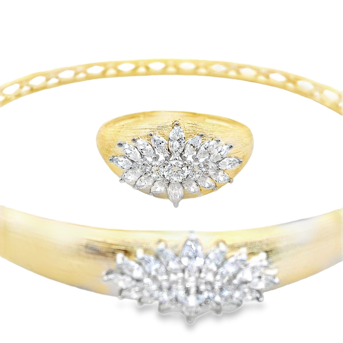 خاتم ذهب و سوارة ذهب