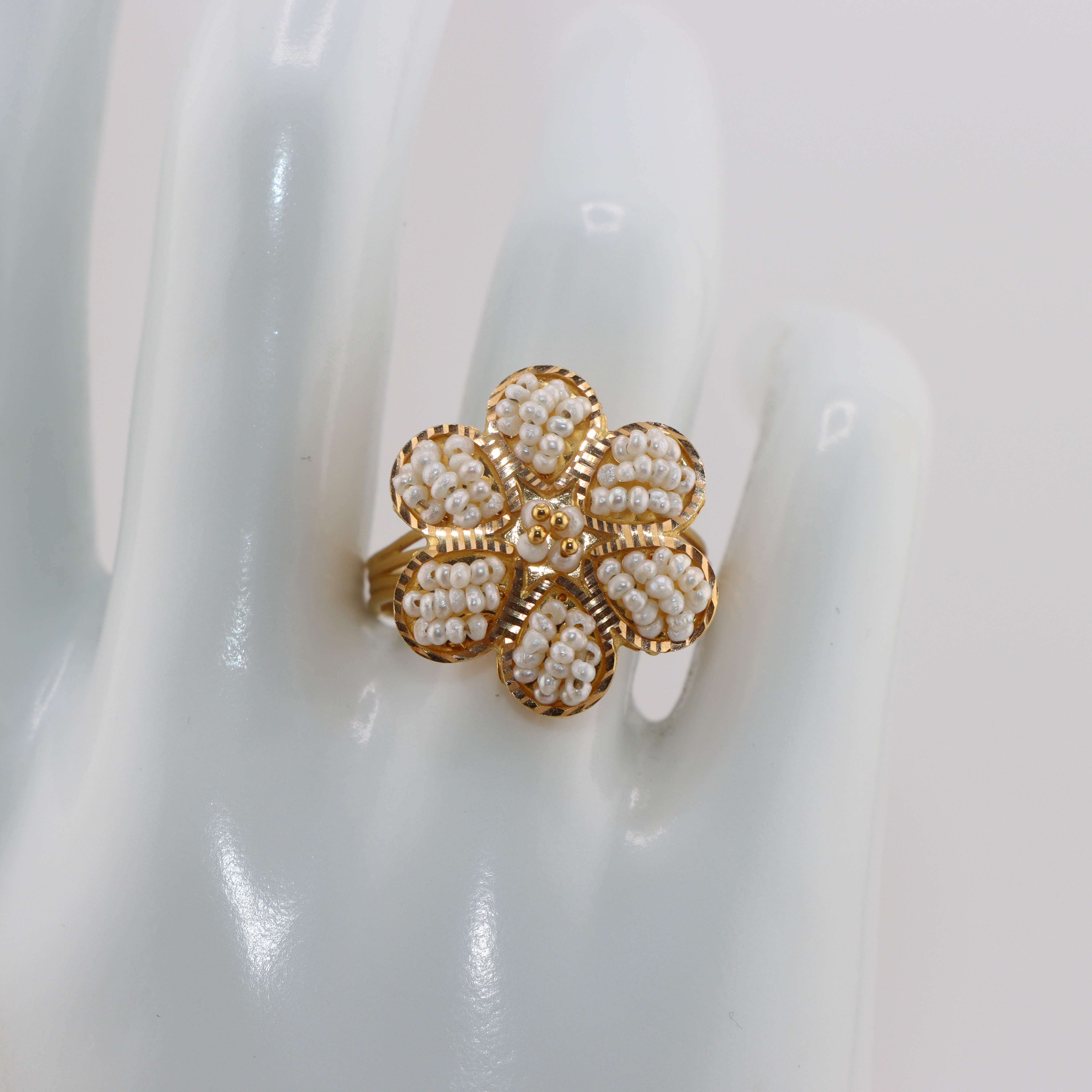 خاتم ذهب عيار 21