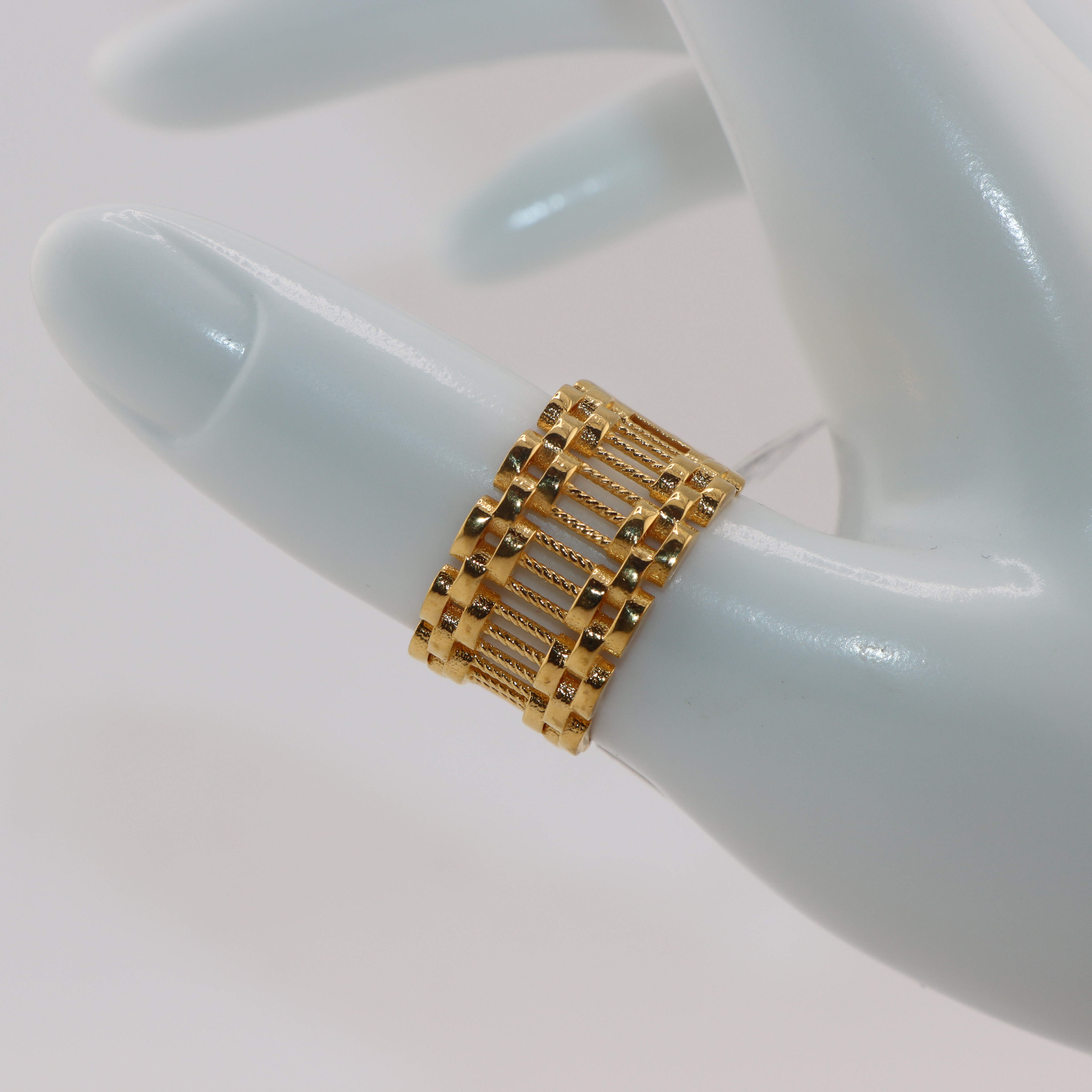 خاتم ذهب عيار 21