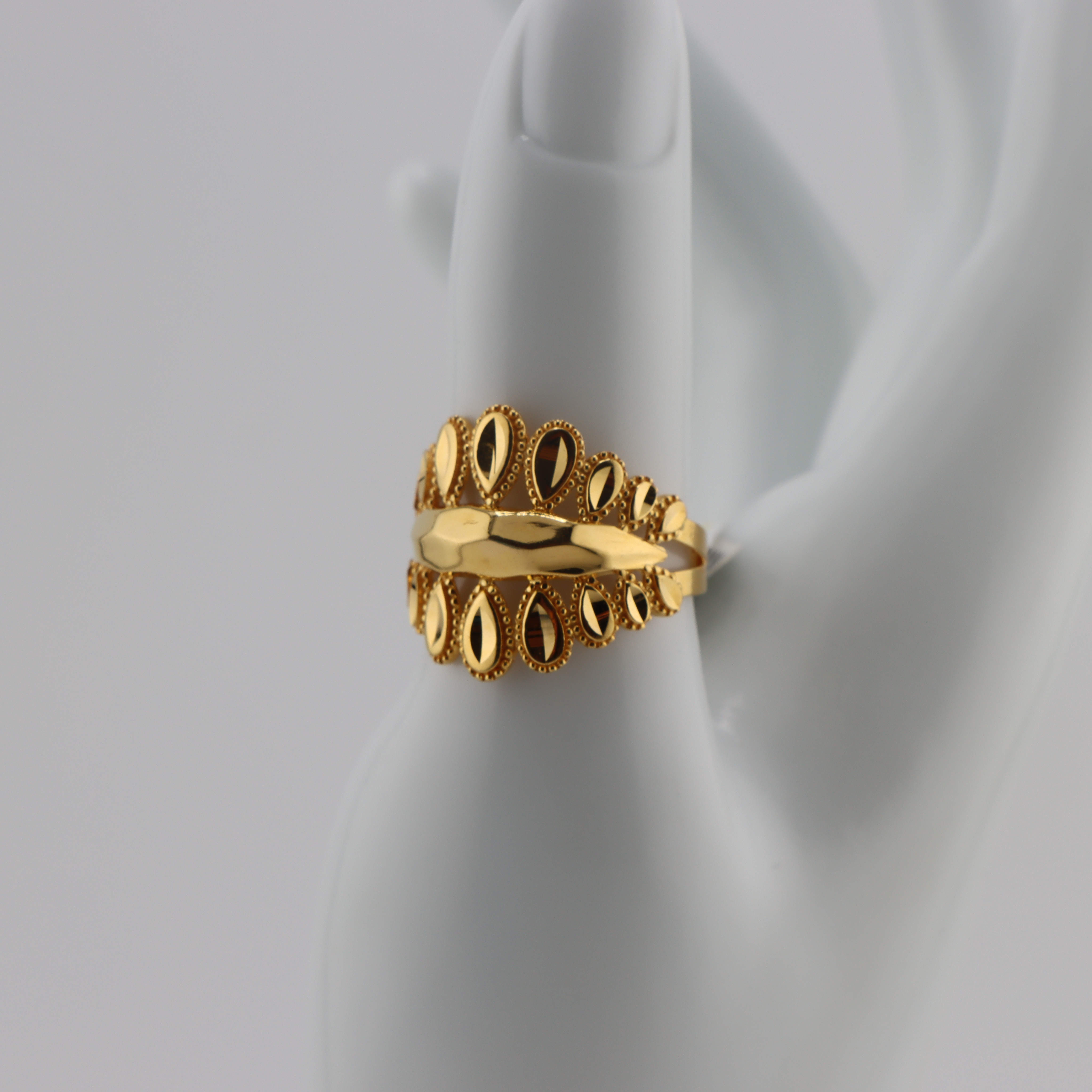 خاتم ذهب عيار 21