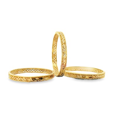 طقم خواتم مرامي بتصميم محفور أنيق