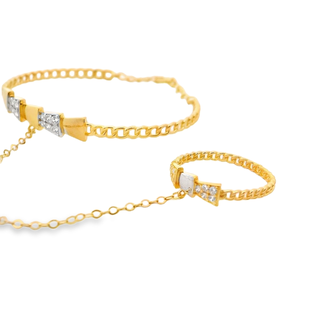 كف اطفال ذهب