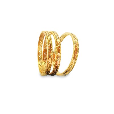 طقم خواتم مرامي بتصميم محفور أنيق