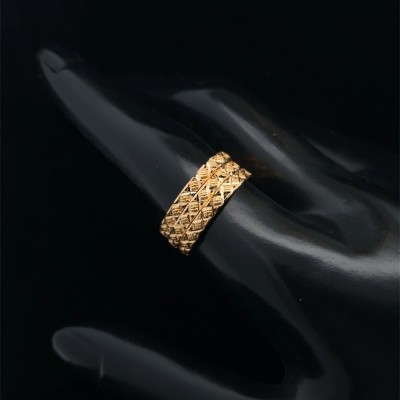 خواتم مرامي الذهبية نقش ماسي فاخر