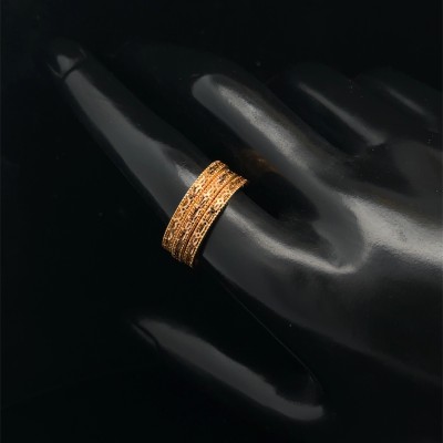 طقم خواتم مرامي بتصميم محفور أنيق