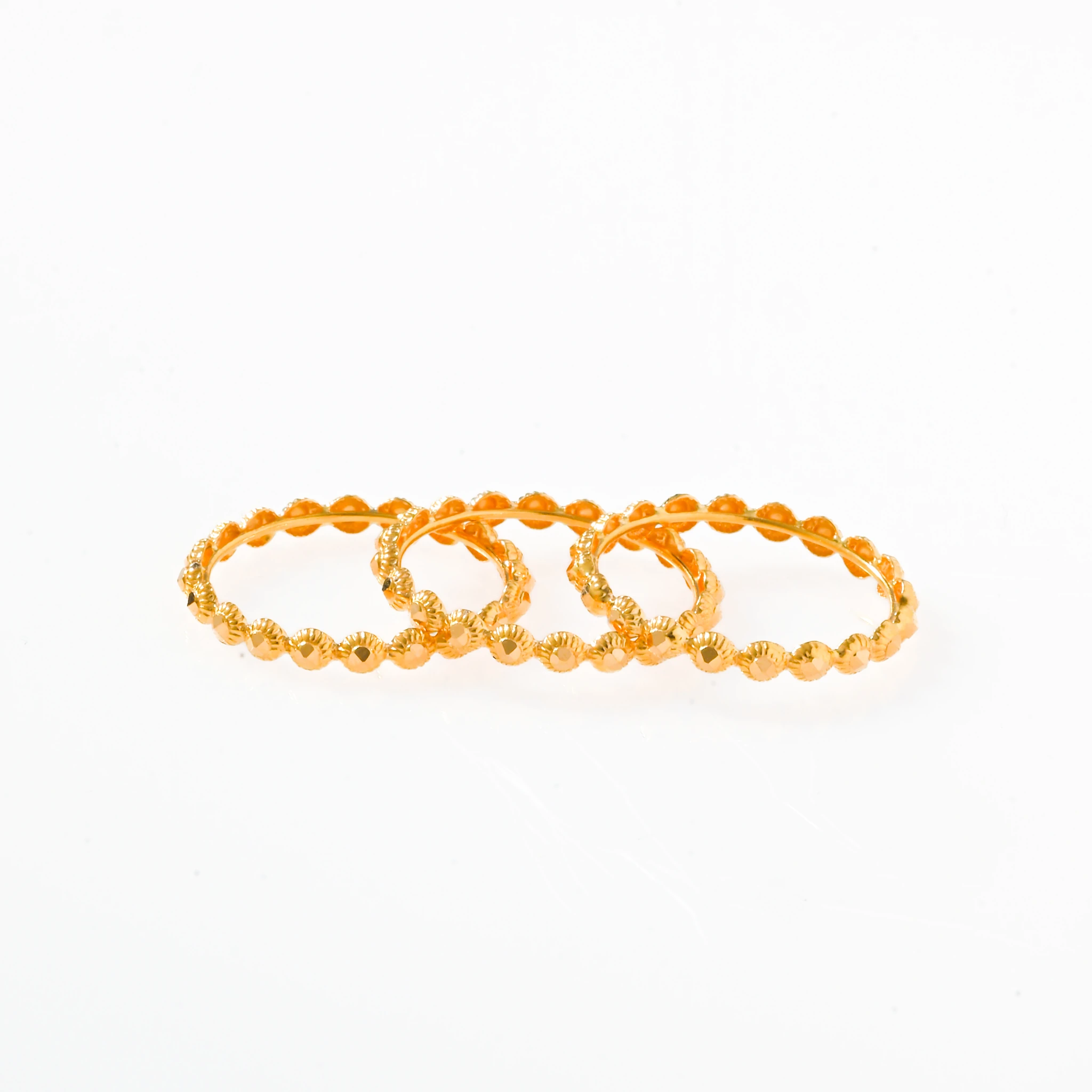 Marami ring "Light Beads" 21 karat (size 20)