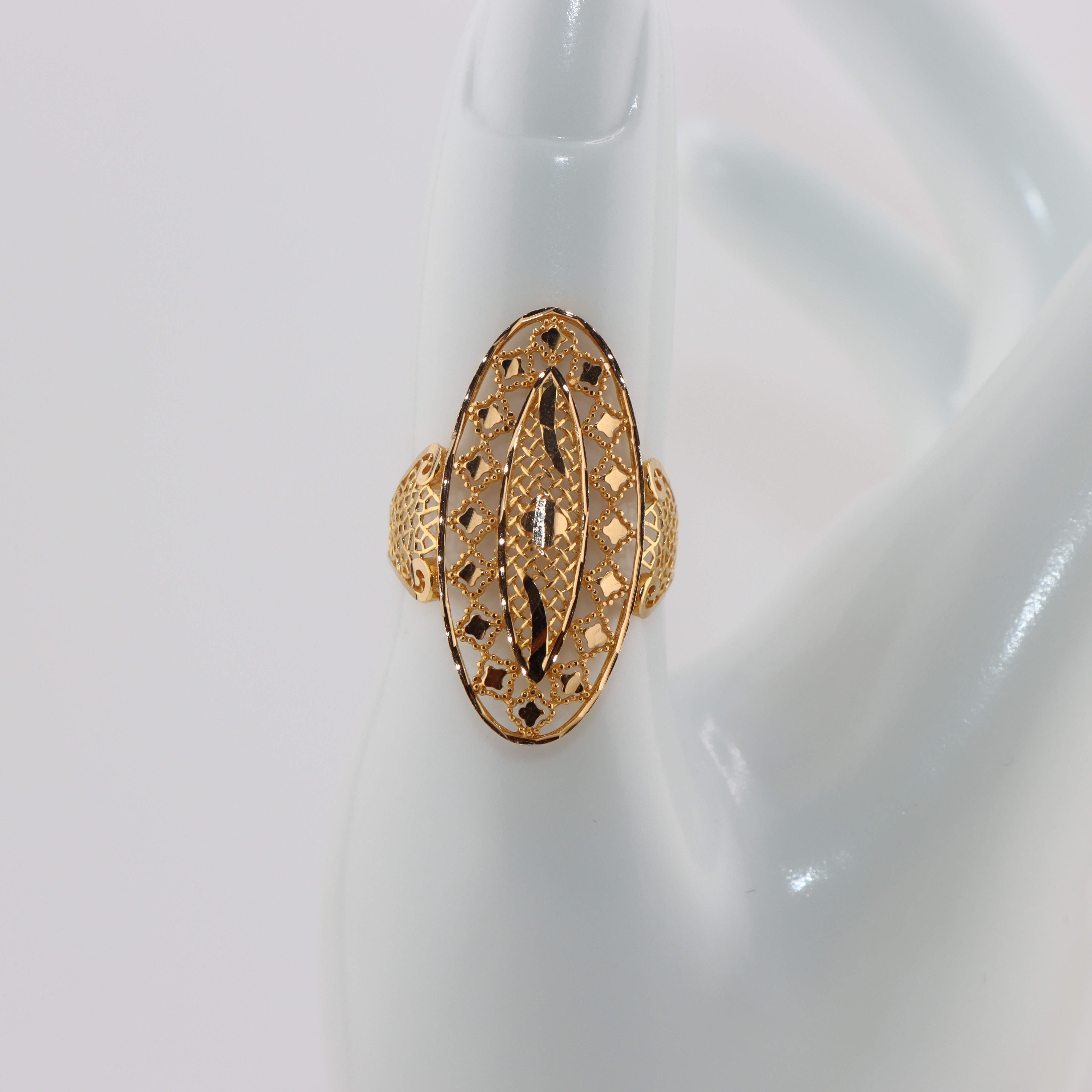 خاتم ذهب عيار 21